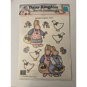 Daisy Kingdom Bunnies & Ducks Iron On Transfers